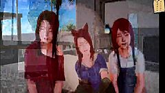 My new family episode 295 features a redhead in cartoon style