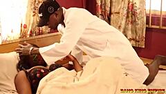 4K porn video features a hardcore cowgirl ride on an African ebony teen’s big black cock