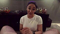 Naughty theater fun with friend's mom Sheena Ryder