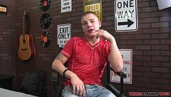 Straight boy in 3-way orgy