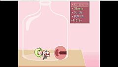 Sexy College Girl Trapped In Bottle Gets Creampied By Monster Cock