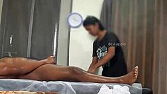 Happy ending massage caught on hidden camera