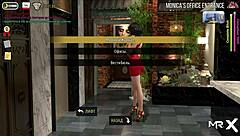 fashionbusiness pole dancing first time in 3d game