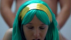 Blue Eyed Alternative Babe Gets Fucked Hard By Husband In Bed For Huge Creampie