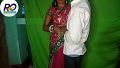 in this indian story, the bhabhi in saree enjoys sexy full chudai with doggystyle and cunilingus