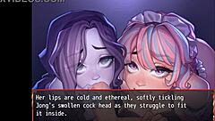 I can't wait for this harem in another world hentai game ep 19 with ghost and maid double blowjob contest