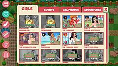 Redhead MILF Flashes in Nutaku Booty Farm Hentai