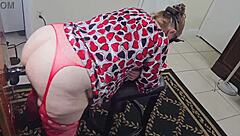 Thick Milf Rides Huge Dildo In Doggystyle