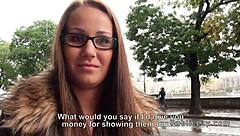 Dude Fucks Hungarian Babe In Public