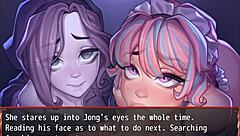 I can't wait for this harem in another world hentai game ep 19 with ghost and maid double blowjob contest