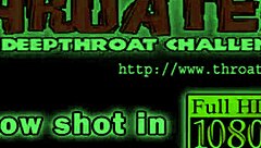 rough oral sex with cum in mouth