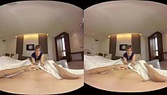 my roommate in the dorm, what happens in this 3d virtual scene?