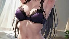 3D动画AI老婆自慰帮老公签广告合同，ASMR助兴