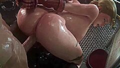 street fighter cammy white gets creampied in round 1 animation with sound
