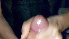 skinny couple gives sexy handjob to each other