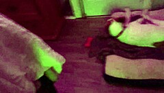 condom broke, skinny nympho kept fucking until sperm filled her vagina