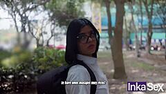 shy 18-year-old skips class, caught by stranger?