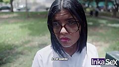 shy 18-year-old skips class, caught by stranger?