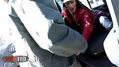 Hot Latina Milf Squirts on Cock During Outdoor Fucking