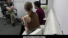 milftherapist offers big boobs therapy with step sis in hospital roleplay