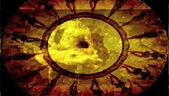 vintage erotic illustration of antique hentai cartoon in retro style.