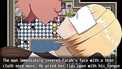 Loira tenta ajudar e acaba presa no telhado da casa dos mendigos