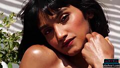 Angel Constance Strips Naked for Playboy!