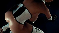 Naughty Nun's Anal Dildo Ride!