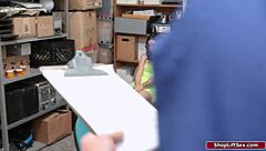 Teen Celebrity Gets Fucked Hard After Stealing, Deepthroat Included