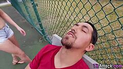 Buxom Babe Receives Facial After Titty Fuck And Fingering