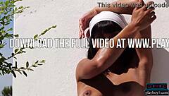 Angel Constance Strips Naked for Playboy!