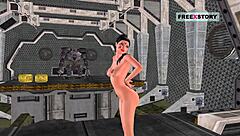 Bunny Jessie Volt's mouth is destroyed by big black cocks in group gangbang.