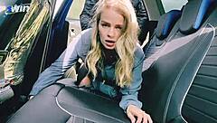 Big Cumshot on Pussy After Outdoor Trip