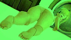 gwen stacy hentai showers then squeezes cock between legs uncensored version