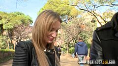 Beautiful Blonde Babe Piaff Gets Massaged Into Public Sex Outdoors