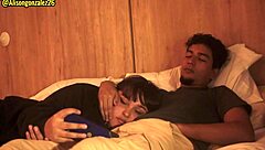 watching netflix with stepsister, couldn't resist putting penis in mouth, almost caught.