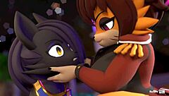 Hentai monster fucks anime girl in game.