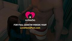 Is your roommate's girlfriend getting fucked hard in stockings? Watch her take that big cock