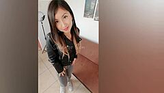 嘿，想看我拉丁女友用屁股换热精吗？