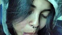 I can't resist her; this cute teen 18+ babe loves deepthroat.