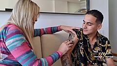 Hot milf has her first threesome with two young 18+ guys - monique fuente - danner mendez - dani clark