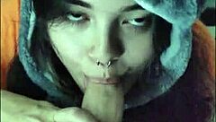 I can't resist her; this cute teen 18+ babe loves deepthroat.