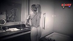 i watch soft cassidy luxe and rocket powers in rocket tv with big black cock deepthroat by the pool