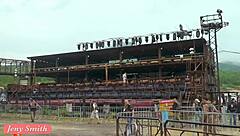 Great camel toe and big ass in tight white suit by jeny smith