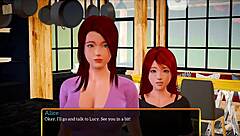 My new family 467 in hentai game with redhead and big ass