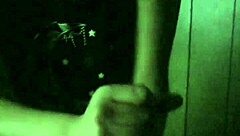 petite girl gives handjob leading to cumshot