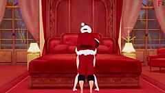 Hey, Elastigirl bangs the wrong Santa in full movie!