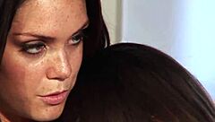 Tattooed Busty Teen 18+ Fingers Pussy