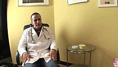 I watch the skinny blonde get treated by the hung doctor
