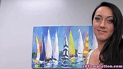 I'm the teenage stepdaughter giving a handjob and blowjob to my stepdad